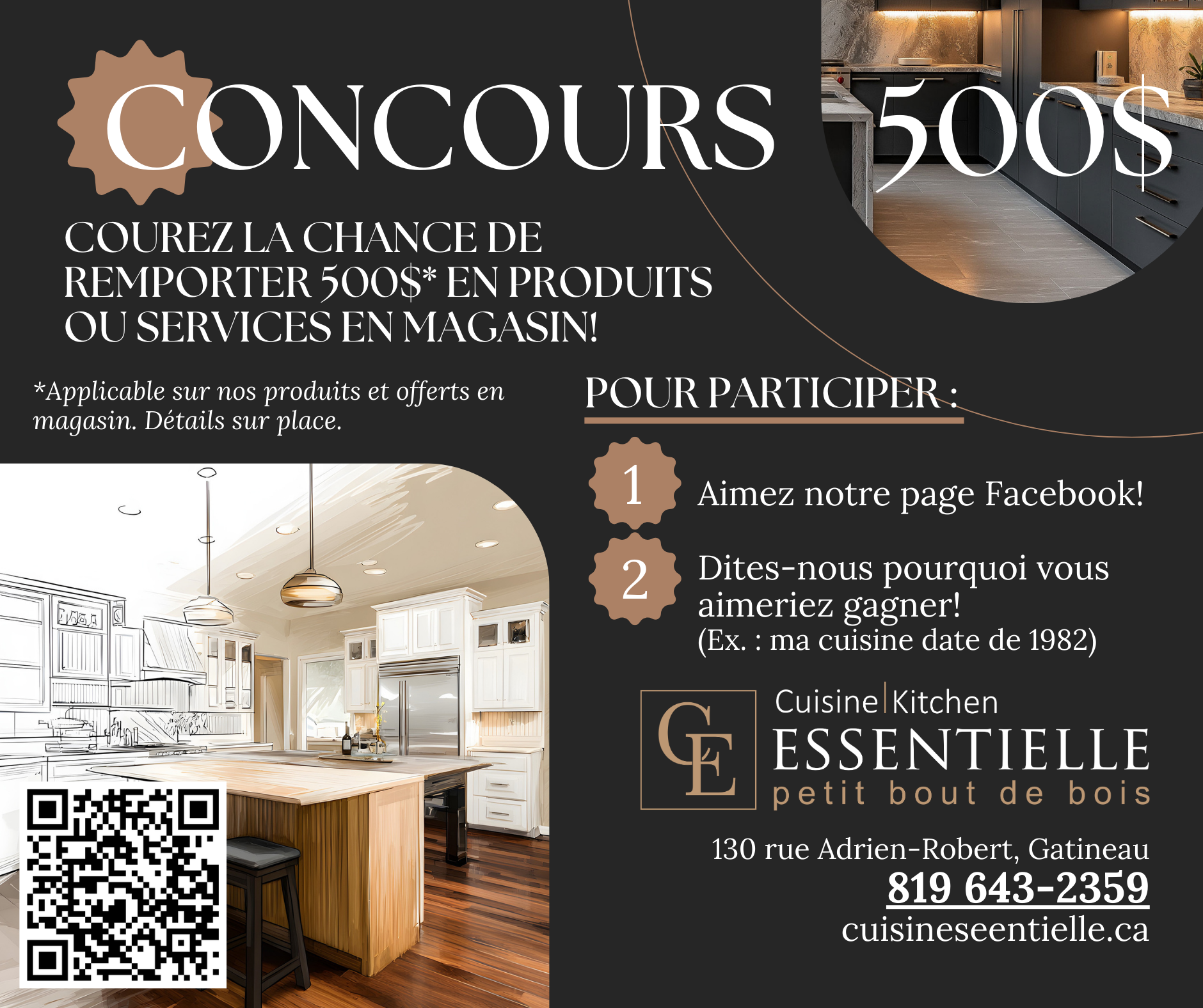 Concours, gagnez 500$!